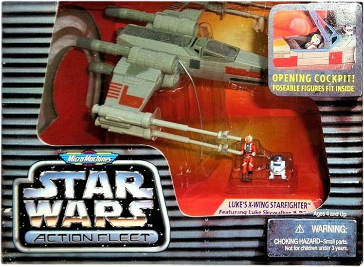 Luke's X-Wing Starfighter with Luke Skywalker and R2-D2