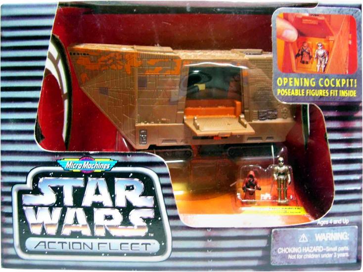 Jawa Sandrawler with Jawa and Scavenger Droid