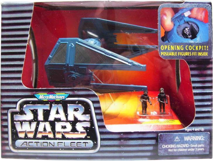 TIE Interceptor with 2 Imperial Pilots (dark blue)
