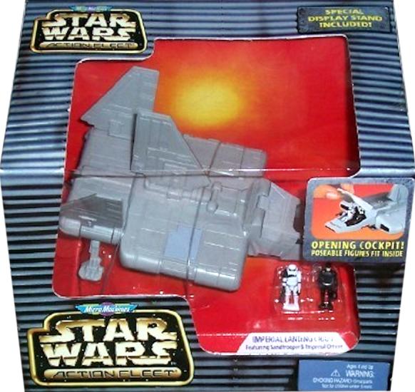 Imperial Landing Craft with Sandtrooper and Imperial Officer
