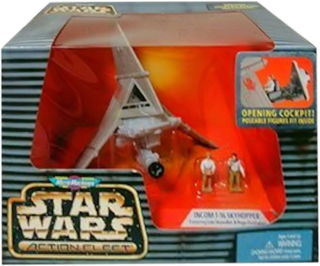 Incom T-16 Skyhopper wiith Biggs Darklighter and Luke Skywalker