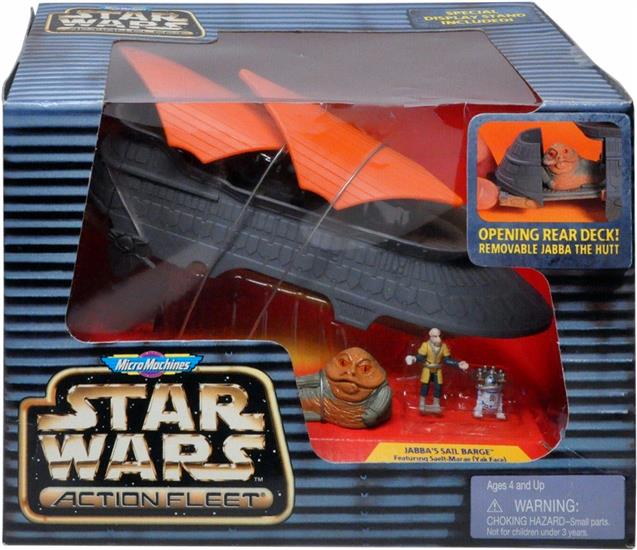 Jabba's Sail Barge with Saelt-Marae (Yak Face) and R2-D2