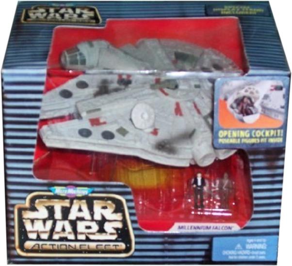 Millennium Falcon with Han Solo and Chewbacca