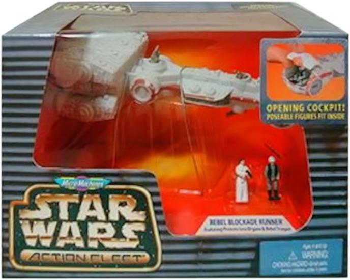 Rebel Blockade Runner with Princess Leia and Rebel Trooper