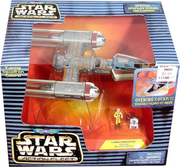 Y-Wing Starfighter with Rebel Pilot and R2 Unit