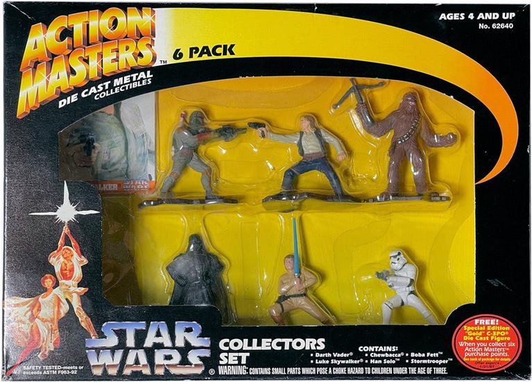 Boba Fett, Han, Chewbacca, Darth Vader, Luke, Stormtrooper