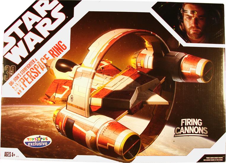 Obi-Wan Kenobi's Jedi Starfighter with Hyperspace ring