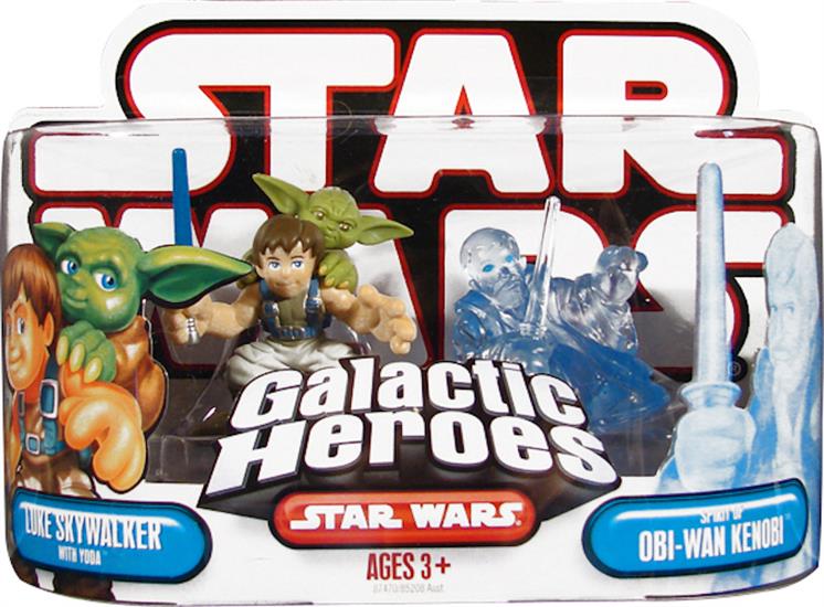 Luke Skywalker with Yoda and Spirit of Obi-Wan Kenobi