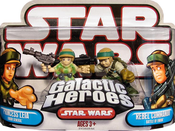 Princess Leia and Rebel Commando