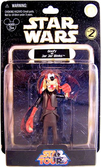 Goofy as Jar Jar Binks
