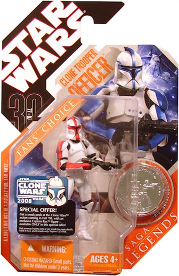 Clone Trooper Officer, red (captain)