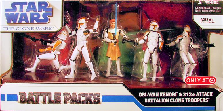 Obi-Wan Kenobi and 212th Attack Battalion Clone Troopers