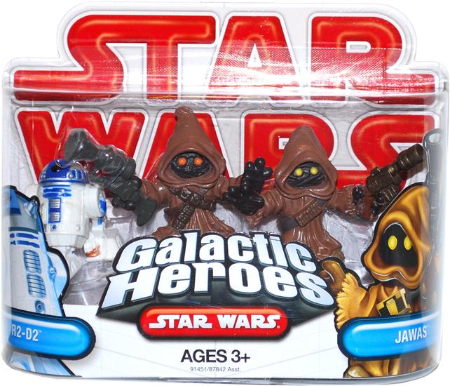 R2-D2 and two Jawas