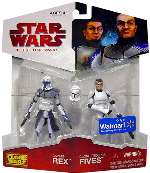 Captain Rex and Clone Trooper Fives