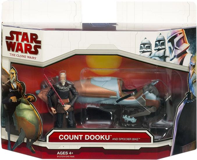 Count Dooku and Speederbike