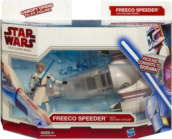 Freeco Speeder and Obi-Wan Kenobi