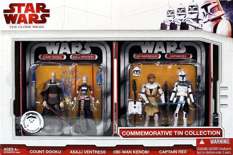 Count Dooku, Asajj Ventress, Obi-Wan Kenobi, Captain Rex