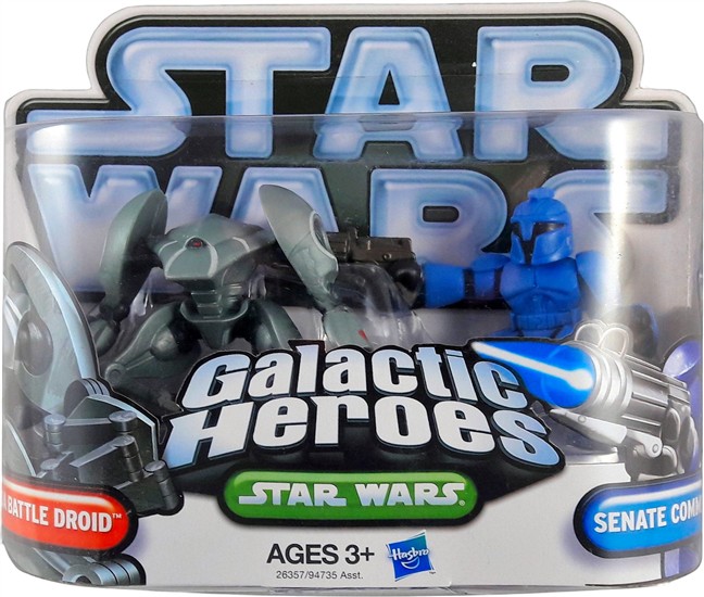 Aqua Battle Droid and Senate Commando
