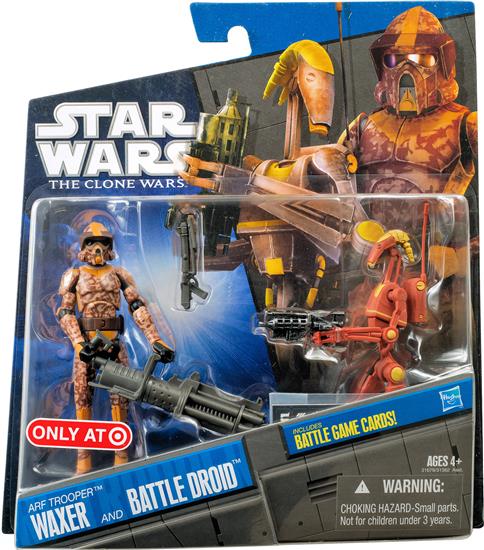 ARF Trooper Waxer and Battle Droid