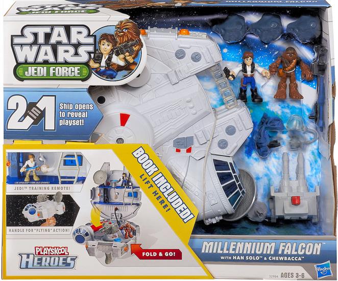 Millennium Falcon with Han Solo and Chewbacca