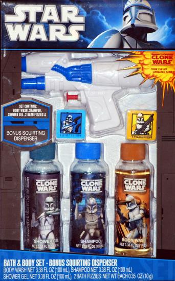 Bath and Body Set with bonus squirting dispenser