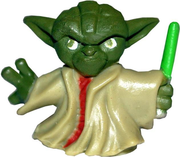 Yoda with Lightsaber