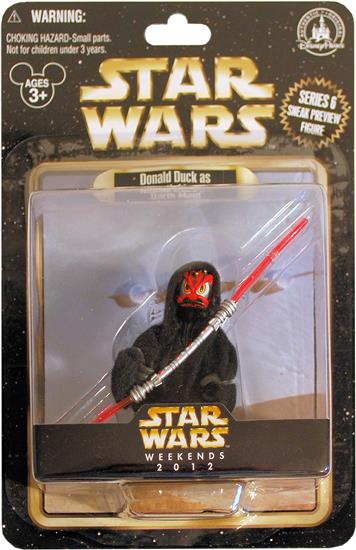 Donald Duck as Darth Maul