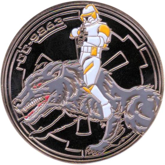 The Alone Wolf CC-9863 (Ver. 1 Gold) 1.75''