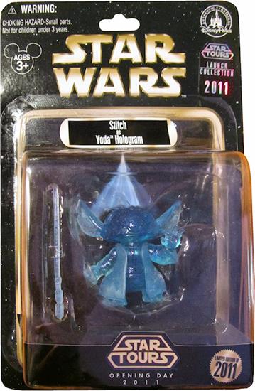 Stitch as Yoda hologram