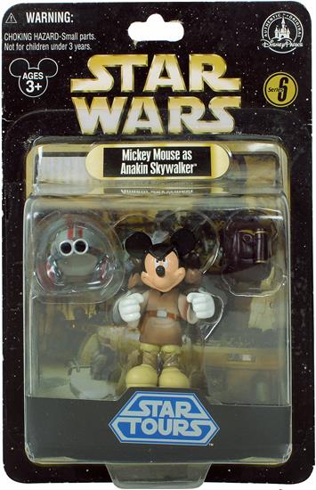 Mickey Mouse as Anakin Skywalker, podracer