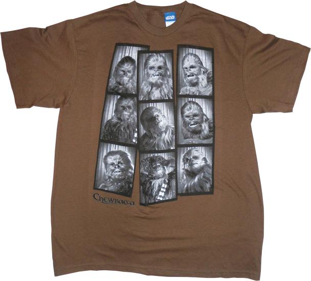 Chewbacca - brown photo booth style images