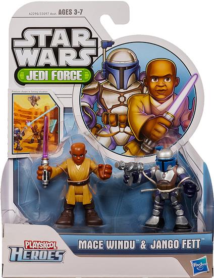 Mace Windu and Jango Fett