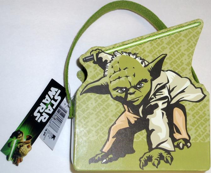 Yoda figural paperboard bucket