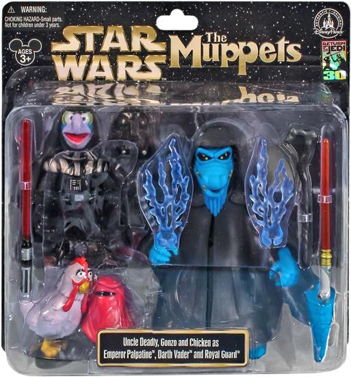 Uncle Deadly, Gonzo and Chicken as Emperor Palpatine, Darth Vader, and Royal Guard