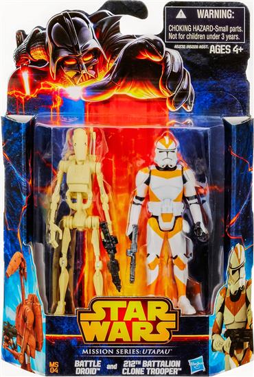 Utapau: Battlle Droid and 212th Battalion Clone Trooper