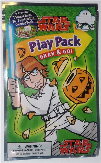 Halloween: Luke and jack-o-lantern