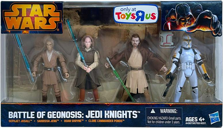 Sephjet Josall, Sarrissa Jeng, Roan Shryne, Clone Commander Ponds