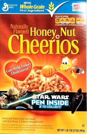 Honey Nut Cheerios, 17oz.