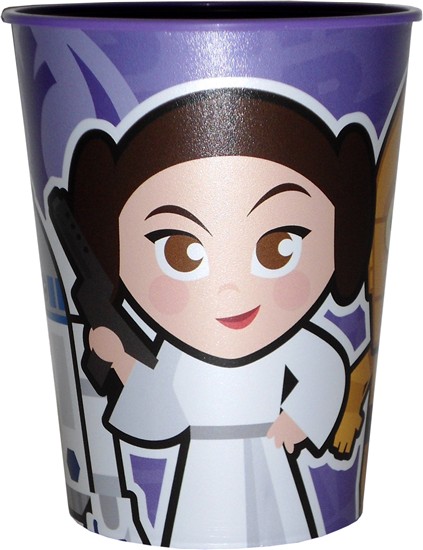 Purple: R2-D2, Princess Leia, C-3PO