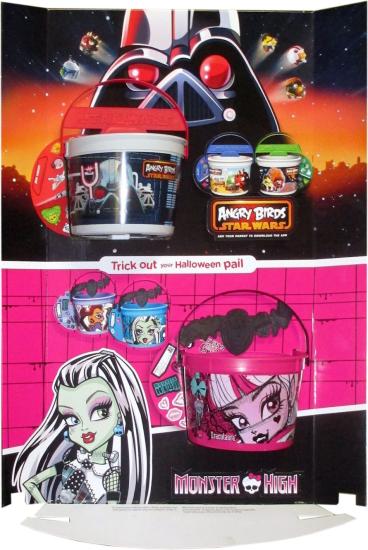 Star Wars Angry Birds Trick or Treat Pail display