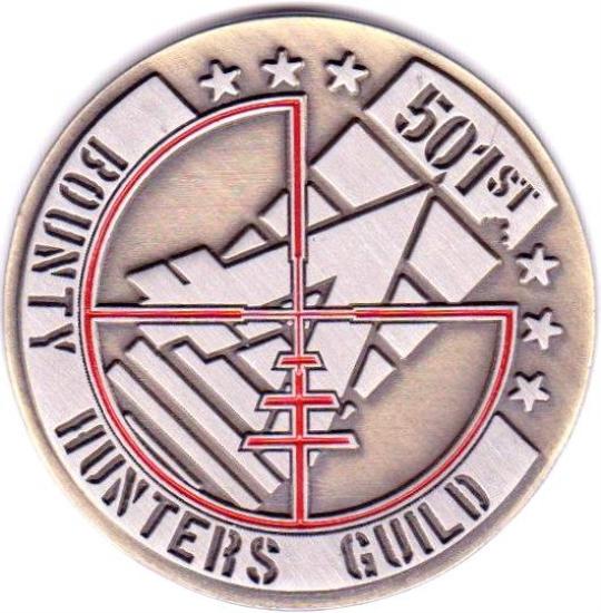 Bounty Hunters Guild (Ver. 2 Gold) 1.75''