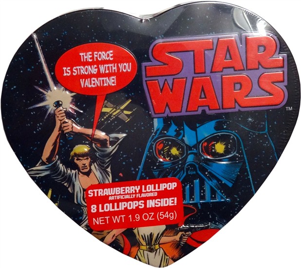 Luke, Leia, Darth Vader, ''The Force is Strong With You, Valentine!''