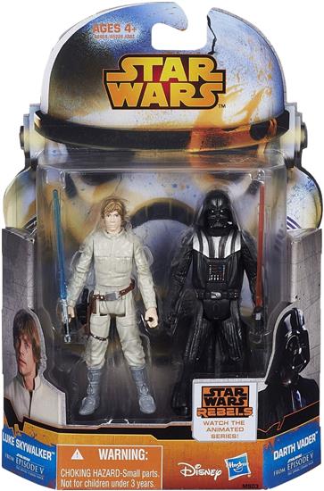 Luke Skywalker and Darth Vader