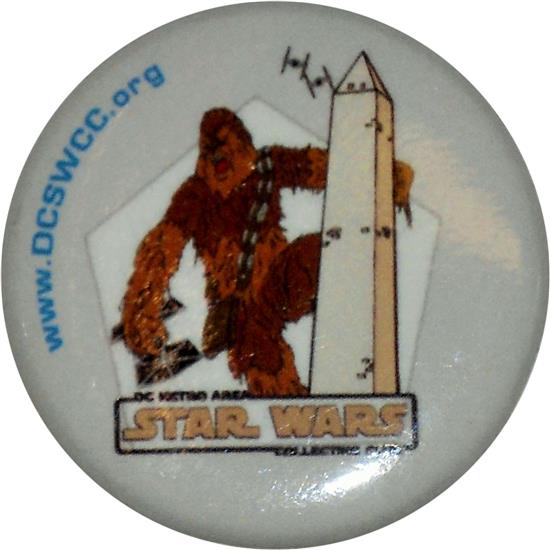 Chewbacca climbing Washington Monument