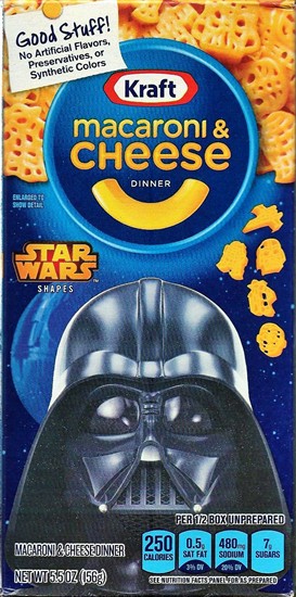Darth Vader, left half of face