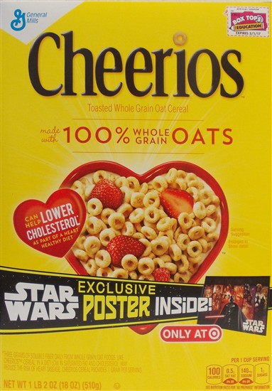 Honey Nut Cheerios 18oz.