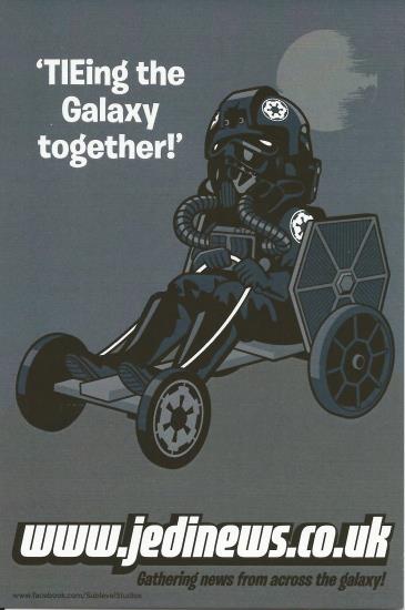 TIE Pilot on go-cart