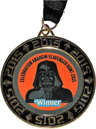 Star Wars Collecting Track Scavenger Hunt medal