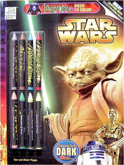 Beware the Dark Side with 8 milky crayons
