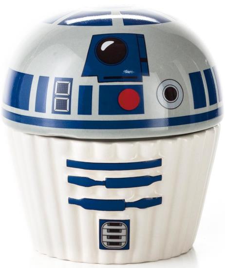 R2-D2 cupcake shaped
